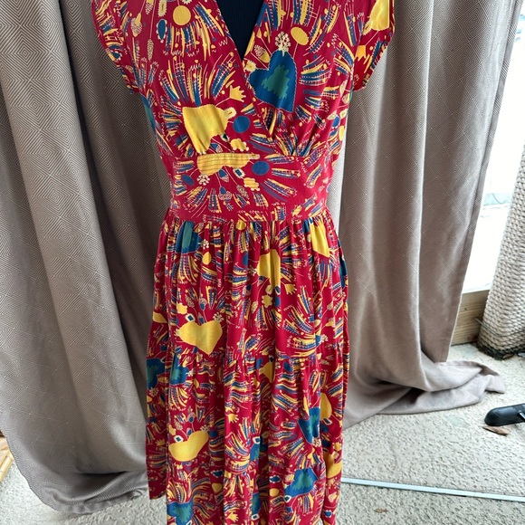 EUC Trashy Diva SILK Sacred Hearts Bonita RARE - Picture 6 of 7